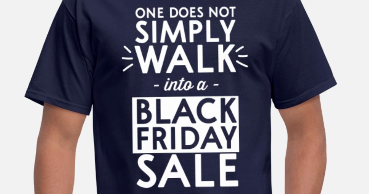 No walk Black Friday sale' Men's T 